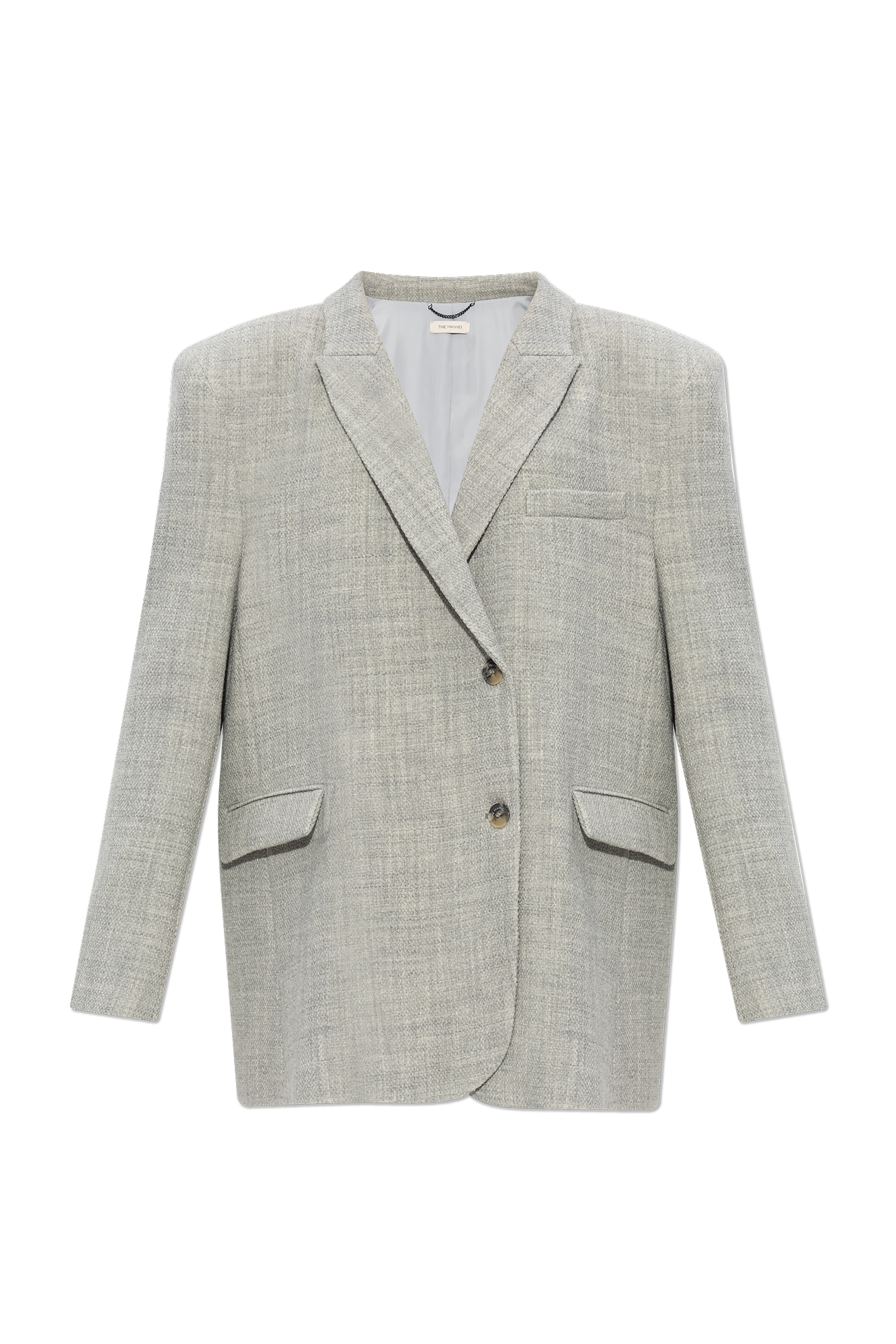 Marine Venca T shirts Grey Greenock wool blazer The Mannei